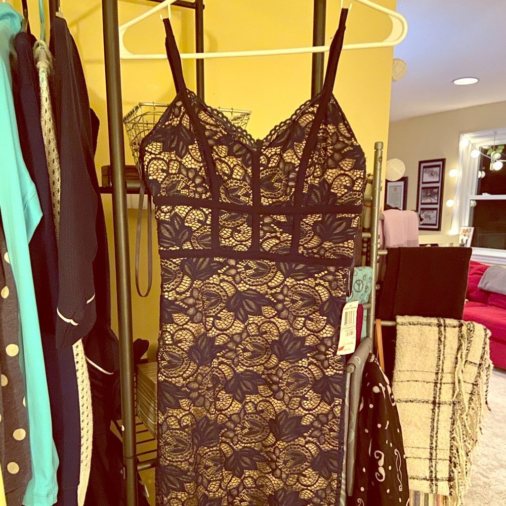 Navy blue dress